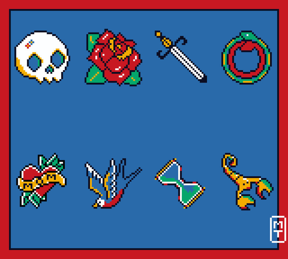 Old School Tattoo Sprites Old School Tattoo Sprites